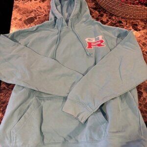 Men's light blue XL hooded Sweatshirt GTR label